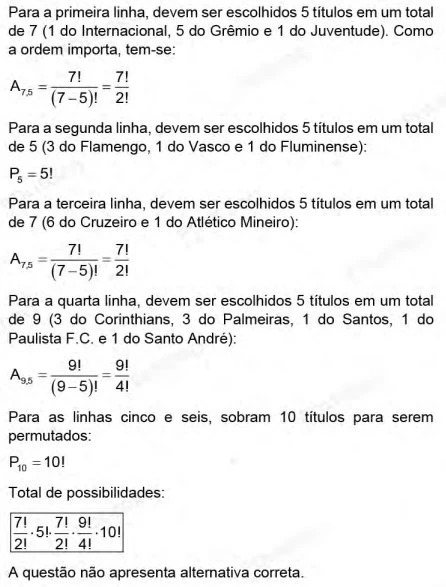 Questão 138 Resolução - Enem 2021 - Caderno Azul