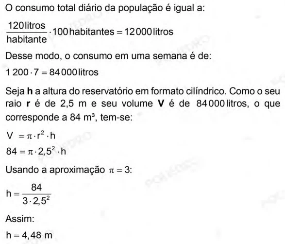 Resolução da questão 167 - Enem 2021 - Caderno Azul