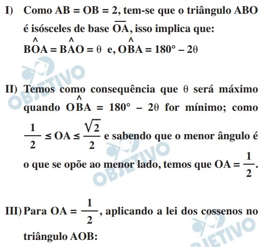 Questão 37 - FUVEST 22 - PARTE 1 Resolução