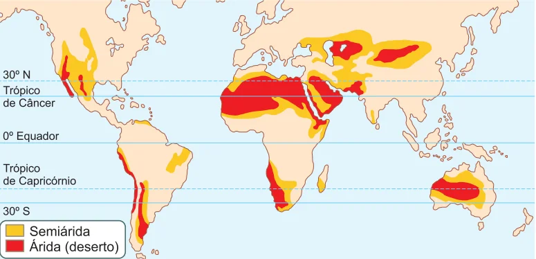 Regiões Áridas e Semiáridas do Mundo