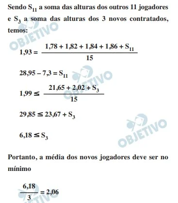 Resolução da Questão 165 - Enem 2020 - Caderno Azul