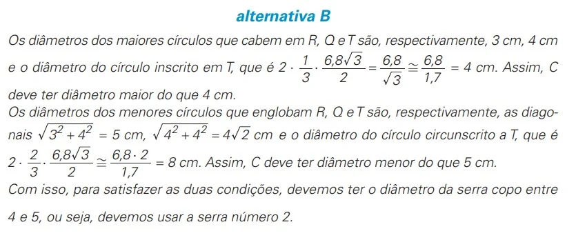 Resolução da Questão 172 - Enem 2016 - Caderno Azul