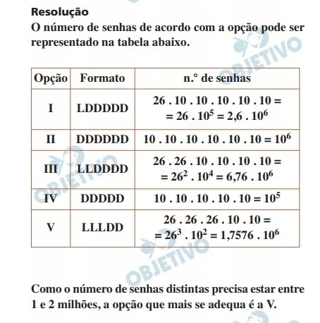 Resolução da Questão 177 - Enem 2017 - Caderno Azul